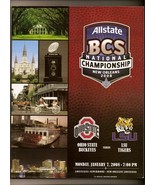 2008 BCS Championship Game Program LSU Ohio State - $77.36 CAD