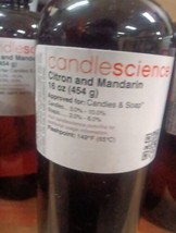 Candle science. 16oz,  Citron and Mandarin 1061 - $24.99