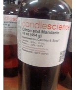 Candle science. 16oz,  Citron and Mandarin 1061 - £20.12 GBP