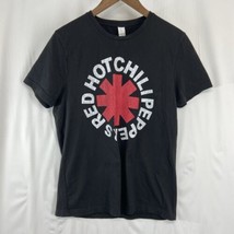 Vintage Red Hot Chili Peppers T Shirt Rock Band Logo Men&#39;s L Black Y2K - $23.74