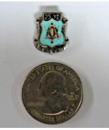 Vtg 25 Year Member Sterling Lapel Pin Labor Omnia Vincit IJWU Stamp Unio... - $9.79