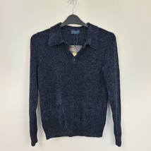 Harry Brown- BNWT- Half Button Collared Knitted Jumper - Navy - Small - ... - £37.61 GBP