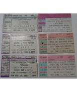 San Diego 6 pc Ticket Stub Collection Canes Tomahawk Rock 102 Subhumans ... - £11.56 GBP