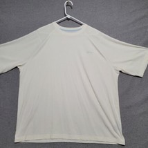 Orvis Men&#39;s shirt XXL Sunbreaker Short Sleeve pullover UPF 30 beige Casual shirt - £25.17 GBP