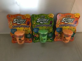 3-Pack Orb Slimy Fruitsations Fruit Scented Slime Natural And Safe 3.1 Oz New - £12.74 GBP