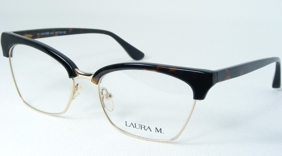 LAURA M. LAU1399 col. 1 TORTOISE /GOLD EYEGLASSES GLASSES FRAME 54-16-135mm - $88.20