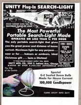 1951 Print Ad Unity Plug-In Search-Lights Farm Use Chicago,IL - £8.34 GBP