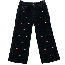 Vineyard Vines Corduroy Pants Girls Size 4T Embroidered Whales Blue Pink Green  - £11.67 GBP