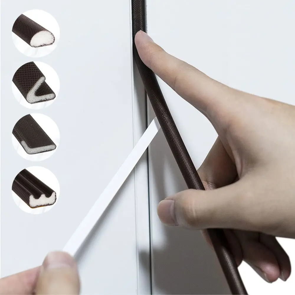  adhesive door window seal acoustic pu foam v type sealing strip weather stripping door thumb200