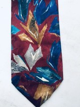 BHS Men’s Multicolour Floral Tie Necktie Made In Italy ETY - £4.89 GBP