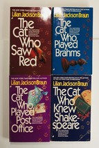 The Cat Who Mysteries Series Box Set of 4 by Lillian Jackson Braun - £7.75 GBP