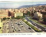 Plumer Square &amp; Haifa ISRAEL Palphot Postcard 1950&#39;s - £9.33 GBP