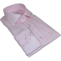 Men 100% Italian Cotton Shirt Non Iron SORRENTO Turkey Spread Collar 4470 Pink image 4