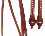 Horse 8&#39; x 5/8&quot; Western Harness Leather Quick Change Barrel Contest Rein... - $32.66
