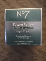 No 7 Future Renew Damage Reversal Night Cream Full Sz New Original Box (YY18) - £18.38 GBP