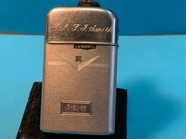 Old Vtg MCM 1965 Ronson Varaflame Windlite Cigarette Lighter With Engrav... - $49.95