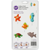 Lollipop Mold Sea Creatures 5 Cavity 5 Designs - $440.07 MXN