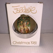 Schmid Glass Ball Ornament Christmas 1981 - $5.00