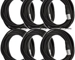 Seismic Audio&#39;S Satrxl-M25Black-6Pack Is A Six-Pack Of Balanced 25-Foot ... - $103.97