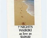 World Airways Invitation to Hawaii Brochure 1981 DC-10-30  - $18.81