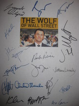 The Wolf of Wall Street Signed Film Movie Script Screenplay X18 Autograph Leonar - £15.62 GBP