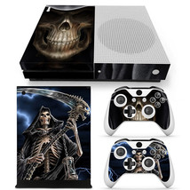 For Xbox One S Console &amp; 2 Controllers Grim Reaper Vinyl Skin Decal  - £10.97 GBP