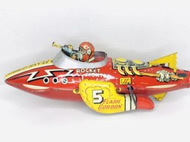 Vintage MARX TIN WINDUP #5 FLASH GORDON ROCKET FIGHTER - £439.49 GBP