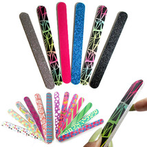 24 Double Sided Nail File Emery Board Manicure Pedicure Assorted Gift Se... - £27.17 GBP