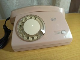 Vintage polish rotary telephone. Original - £32.64 GBP