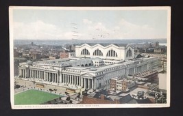 New York, N.Y. Postcard, Pennsylvania Railroad Train Station Posted 1917 Wb - £6.25 GBP