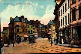 1912 Carte Postal Postcard View Of Rue-St. Jean (St. John Street)- Quebec-BK39 - £5.06 GBP