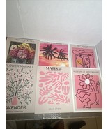 Wall Art Series 33 8&quot;x10&quot; UNFRAMED Famous Artist Beautiful Pink On Canvas - $465.79 MXN