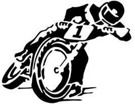 Dirt Track stickers VINYL DECALS four wheeler dirt worship motorcycle dunes - $7.12
