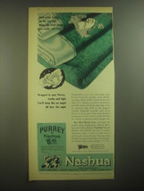 1945 Nashua Purrey Blanket Advertisement - Rock-a-bye baby on the tree top - £14.78 GBP