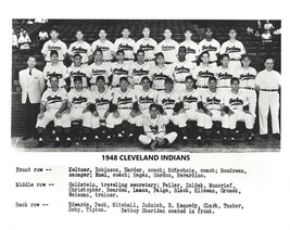 1948 CLEVELAND INDIANS 8X10 TEAM PHOTO BASEBALL PICTURE MLB - £3.89 GBP
