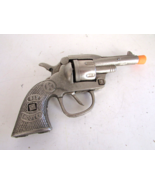 Kilgore Invincible Diecast Toy Cap Gun Silver Side Loading USA - $47.44 CAD