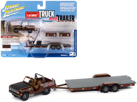 1966 Ford Bronco Dark Brown with Black Hood and Graphics with Open Trailer Limit - £28.27 GBP