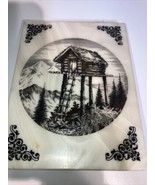 Vintage Etched and Painted Marble Bill Devine Book End 1979 - €15,14 EUR