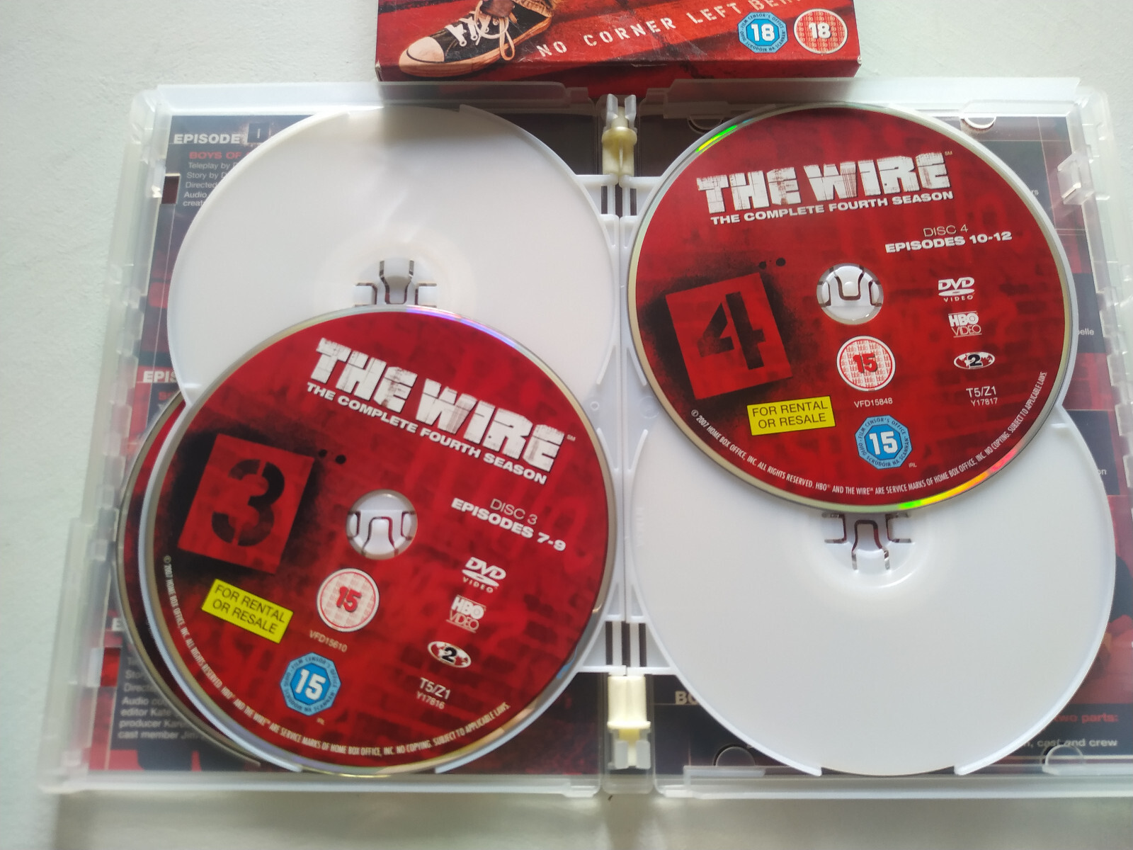 The Wire The Complete Fourth Season TV Series HBO 2007 - DVD English Region 2 Am Item image 5