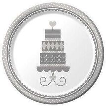 Forever Sweet Wedding Dinner Plates (8) - $1.32