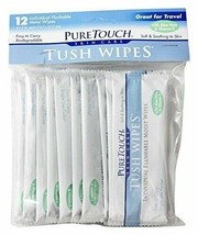 Pure Touch Tush Wipe Travel 12 pc - $7.64