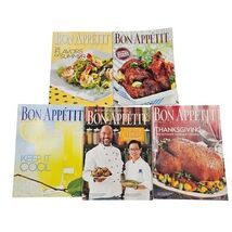 Bon Appetit Magazine Lot 2001 June July August September November Thanks... - $21.78