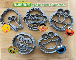SESAME STREET Cookie Cutter | Elmo | Big Bird | Cookie Monster | Oscar - £3.90 GBP+