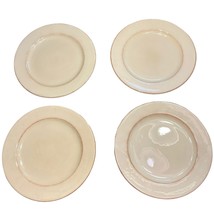 Set of 4 Pier 1 Italy Earthenware Toscana Ivory Dinner Plates 11in Hand ... - £46.71 GBP