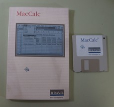 MacCalc Version 1.2 by Bravo Technologies - Floppy and Manual - $39.57