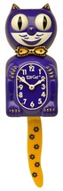 Limited Edition Purple/ Yellow Kit-Cat Klock Swarovski Crystals Jeweled - $299.95