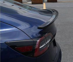 Carbon Fiber Rear Trunk Spoiler Wing Lip fits Tesla Model S Sedan 2012-2022 2013 - £216.34 GBP