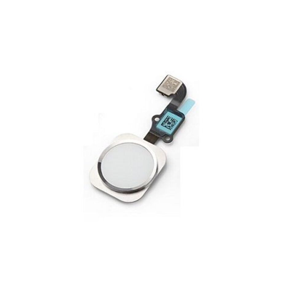 Home Button Key Touch ID Sensor Flex Cable for iPhone 6/6 Plus WHITE - $5.86