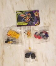 Mega Bloks Mikey Pizza Racer Teenage Mutant Ninja Turtles 59 Piece Build... - $14.34
