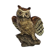 Vintage UCTCI Japan Ceramic Owl Figurine Hand Painted Detailed Collectib... - $17.99